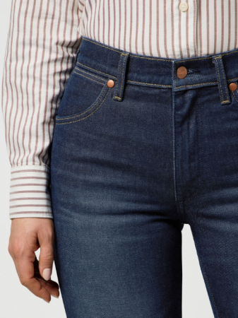 Wrangler Blugi Navy 70s Flare Flare Femei [3]