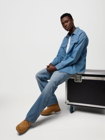 Wrangler Blugi Authentic Medium Loose Straight Oversized Barbati [5]