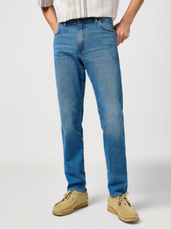 Tapered - Wrangler Blugi Albastri RIVER Tapered Barbati