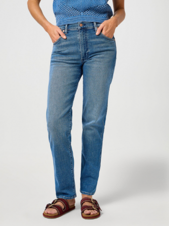 FEMEI - Wrangler Blugi Albastri SUNSET Straight Femei