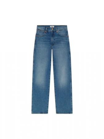 Wrangler Blugi Albastri SUNSET Straight Femei [5]