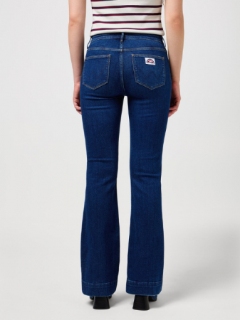 Wrangler Blugi Albastri FLARE Flare Femei [2]