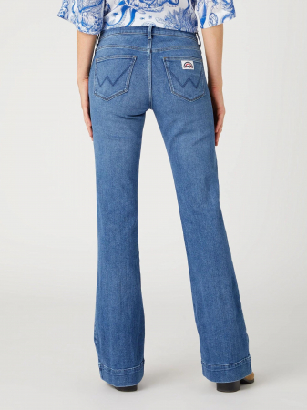 Wrangler Blugi Flare Blue Femei [2]