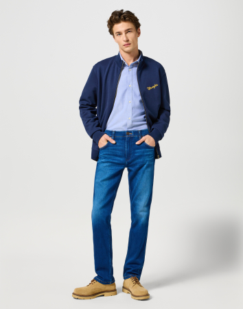 Wrangler Blugi Regular Straight Blue Barbati [1]