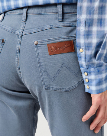 Wrangler Blugi Regular Straight Blue Barbati [3]