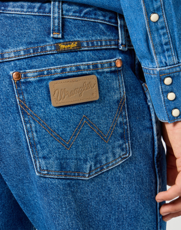 Wrangler Blugi Regular Bootcut Blue Barbati [4]