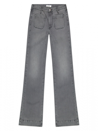 Wrangler Blugi Gri Deschis FLARE Flare Femei [5]