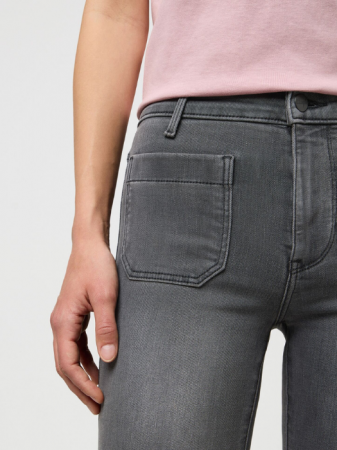 Wrangler Blugi Gri Deschis FLARE Flare Femei [3]