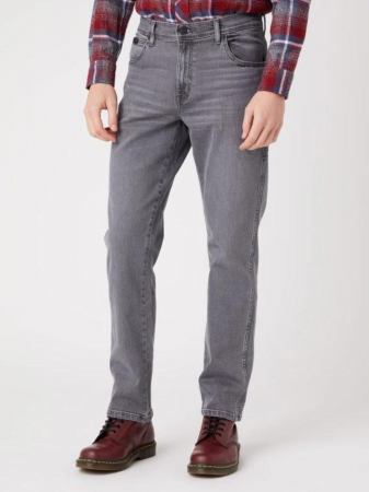 Wrangler Blugi Straight Gri Barbati [1]