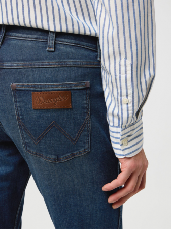 Wrangler Blugi Albastri GREENSBORO Regular Straight Barbati [4]