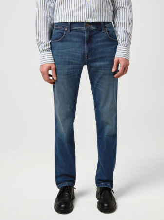 BARBATI - Wrangler Blugi Albastri GREENSBORO Regular Straight Barbati