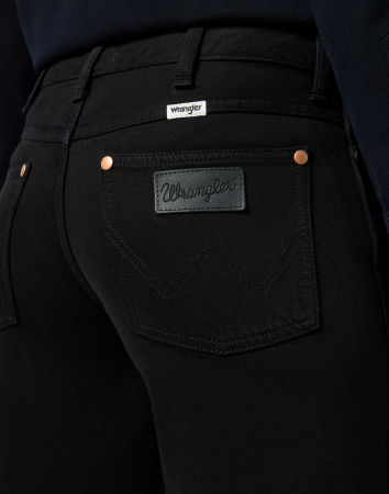 Wrangler Blugi Negri WORLD WIDE Wide Leg Femei [1]