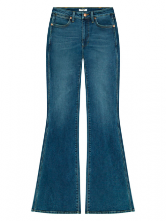 Wrangler Blugi Albastri MONTANA Flare Femei [5]