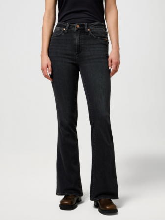 FEMEI - Wrangler Blugi Gri Inchis MONTANA Flare Femei