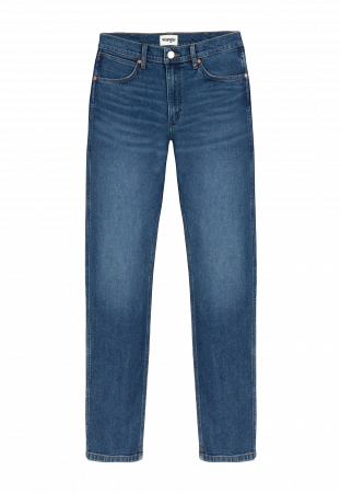 BARBATI - Wrangler Blugi Regular Straight Negri Barbati