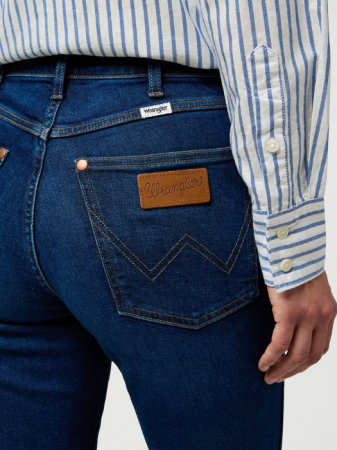 Wrangler Blugi Navy STRAIGHT Straight Femei [4]
