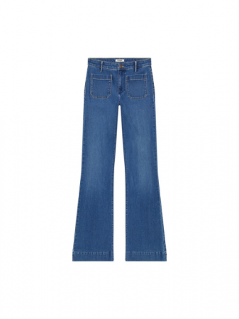 Wrangler Blugi Albastri FLARE Flare Femei [5]