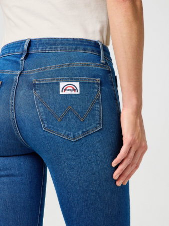 Wrangler Blugi Albastri FLARE Flare Femei [3]