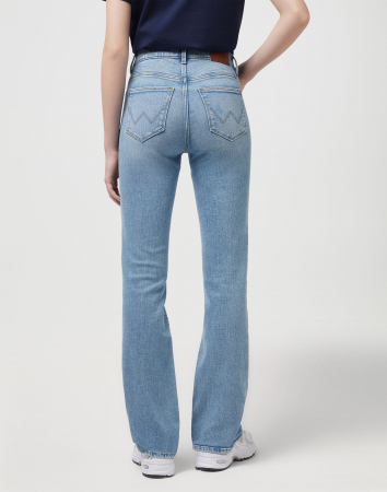 Wrangler Blugi Albastri Deschisi BOOTCUT Bootcut Femei [1]