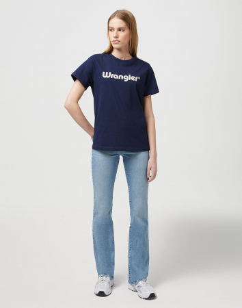 Wrangler Blugi Albastri Deschisi BOOTCUT Bootcut Femei [4]