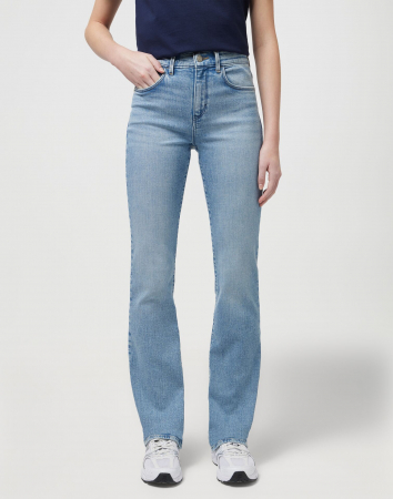 Bootcut - Wrangler Blugi Albastri Deschisi BOOTCUT Bootcut Femei