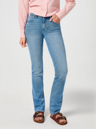 Bootcut - Wrangler Blugi Albastri Deschisi BOOTCUT Bootcut Femei
