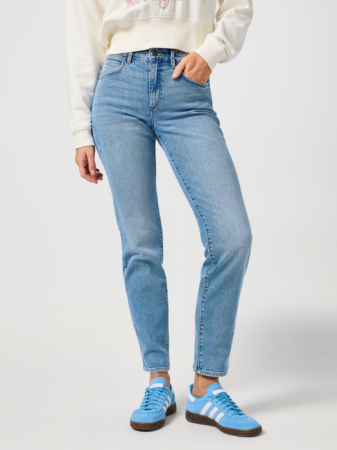FEMEI - Wrangler Blugi Albastri Deschisi STRAIGHT Straight Femei