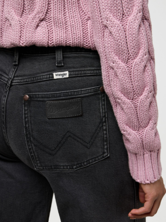 Wrangler Blugi Negri WORLD WIDE Wide Leg Femei [4]