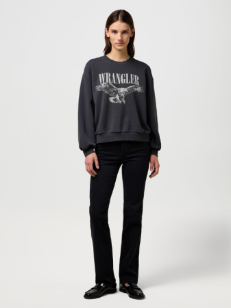 ЖЕНЩИНЫ - Wrangler Свитшот Antracit Oversized