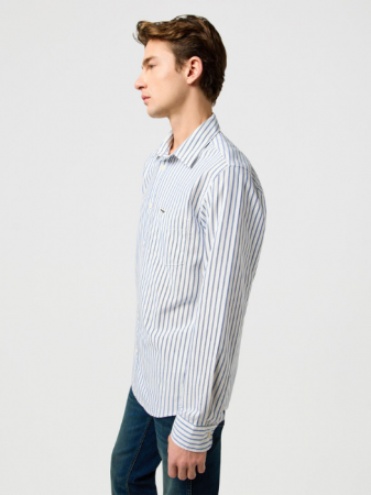 Wrangler Мужская Рубашка Белая Regular [3]