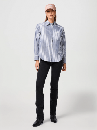 Wrangler Camasa Albastra/Alba Regular Femei [4]