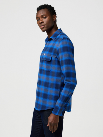 Wrangler Camasa Albastra Regular Barbati [3]