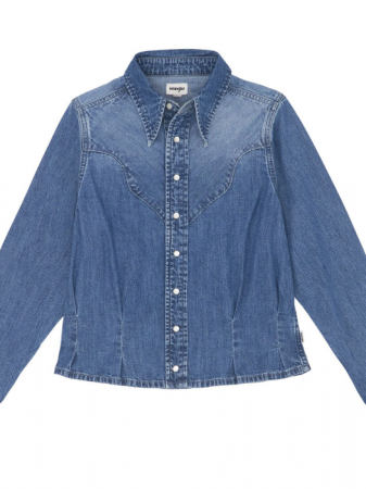 Wrangler Camasa Albastra Deschisa Slim Femei [5]