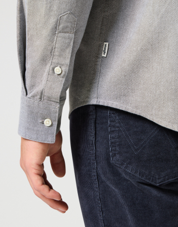Wrangler Camasa Regular Gri Barbati [3]