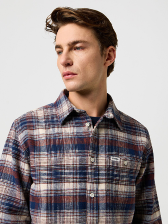 Wrangler Camasa Navy Regular Barbati [2]