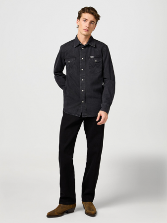 IMBRACAMINTE - Wrangler Camasa Neagra Regular Barbati