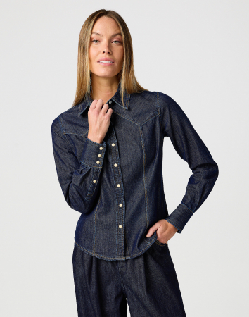 FEMEI - Wrangler Camasa Slim Indigo Femei