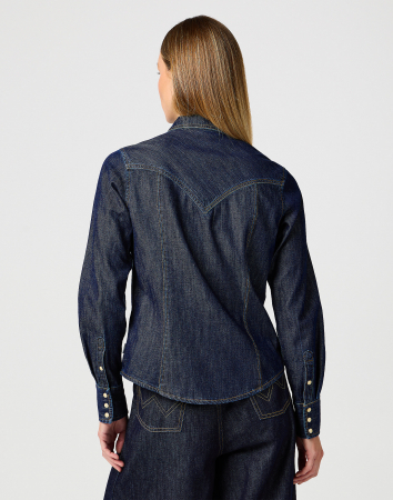 Wrangler Женская Рубашка Индиго Slim [1]
