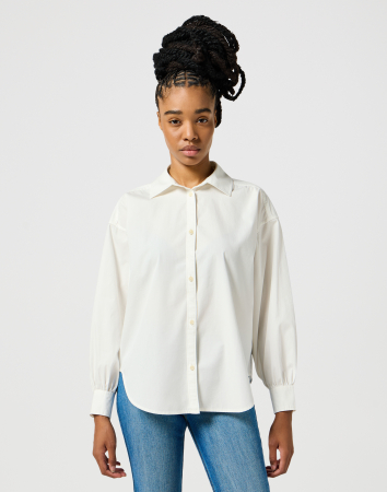 Camasi - Wrangler Camasa Boyfriend Worn White Femei