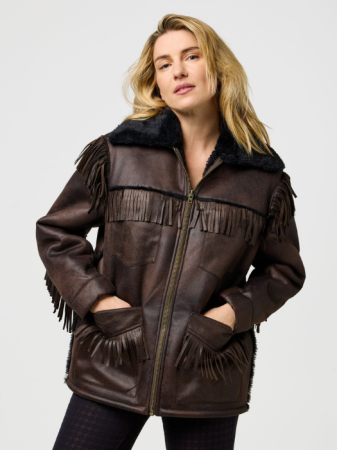 Wrangler Geaca Cafenie Relaxed Femei [1]