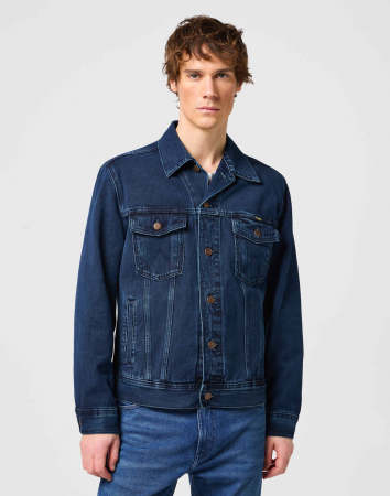 Geci si Jachete - Wrangler Geaca Regular Coalblue Stone Barbati