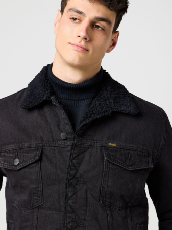 Wrangler Мужская Куртка Чёрная Regular [1]