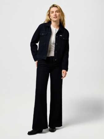 Geci si Jachete - Wrangler Geaca Neagra Regular Femei