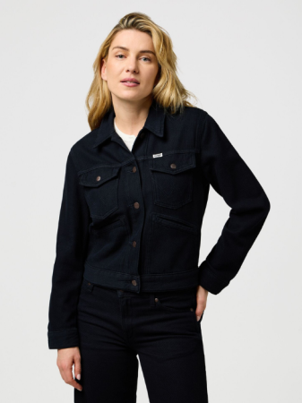 Wrangler Geaca Neagra Regular Femei [2]