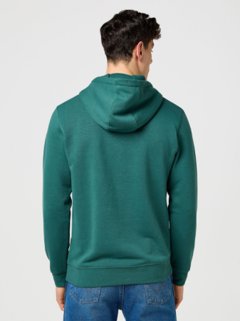 Wrangler Мужская Толстовка Зелёная Regular [4]