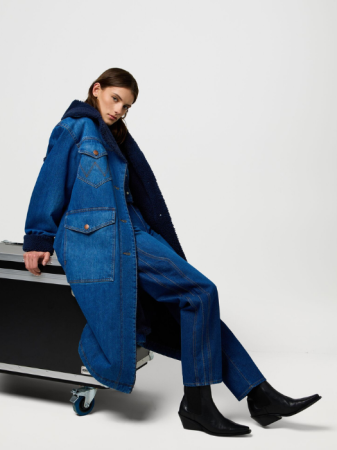 Wrangler Mantou Blue Oversized Femei [2]