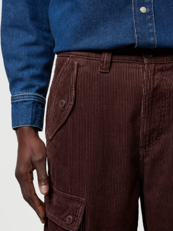 Wrangler Мужские Брюки Коричневые Oversized [3]