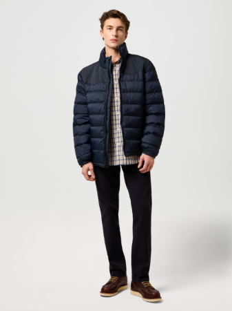 BARBATI - Wrangler Pantaloni Negri Regular Straight Barbati