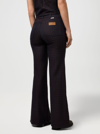 Wrangler Pantaloni Maro Inchis Flare Femei [2]