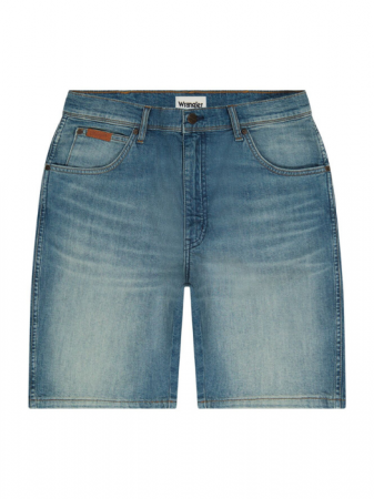 Wrangler Pantaloni Scurti Albastri Regular Barbati [5]
